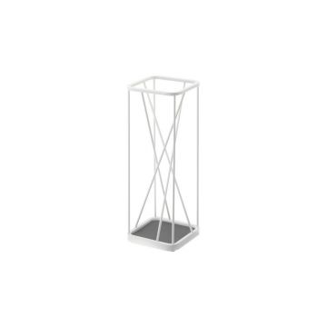 Suport pentru umbrele YAMAZAKI 9 Square, alb
