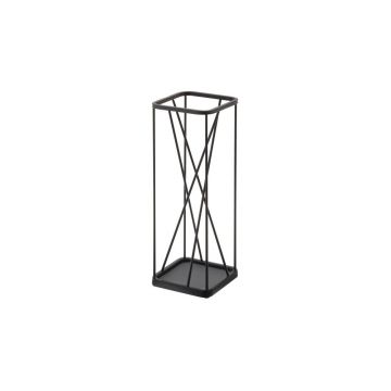 Suport pentru umbrele YAMAZAKI 9 Square, negru