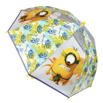Umbrela manuala transparenta POE Minions