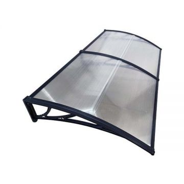 Copertina de usa, negru transparent, accesorii montaj inclus, Maprofi - 200x100 cm