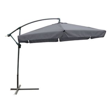 Umbrelă de soare gri antracit ø 300 cm – Garden Pleasure
