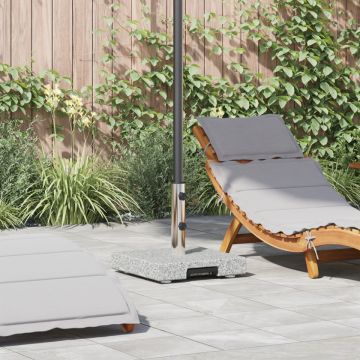 Bază de parasol cu roți cu mâner Gri Granit 29 kg Pătrat