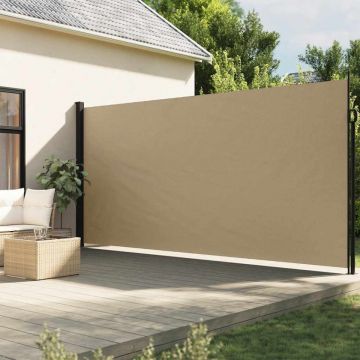 Copertina laterală retractabilă, bej, 200x300 cm