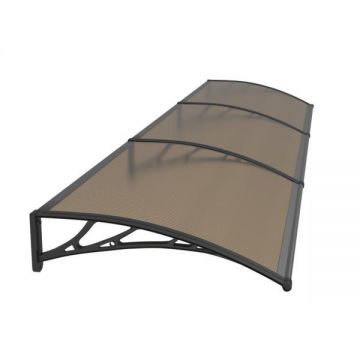 Copertina Premium de usa 360x100cm, brate negre, placa 6mm intreaga bronz
