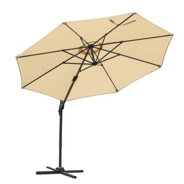 Outsunny Beige Φ2.95 x 2.5m