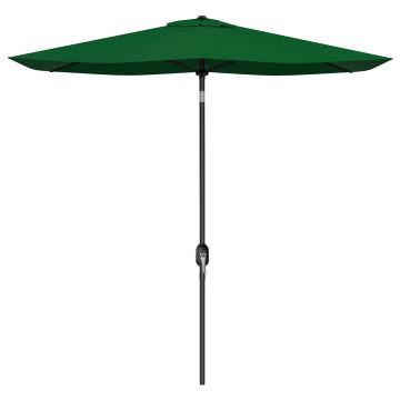 Outsunny Ombrellone da Giardino 2x3m Inclinabile e Apertura a Manovella Grigio | Aosom Romania