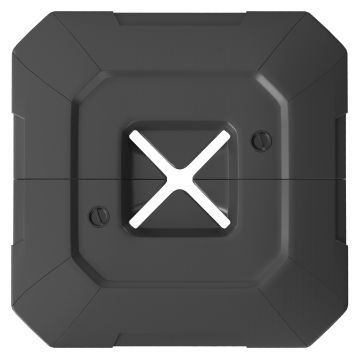 Outsunny Set 2 Greutăți pentru Baza Umbrelei, Bază pentru Umbrelă din HDPE, Reumplibilă cu 80 kg Apă sau 105 kg Amestec Nisip și Apă, 101x101x12 cm, Negru | Aosom Romania