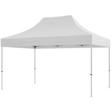 Pavilion Terasa, Cadru  Alb, 3 x 4.5, m, Cover, Z-tools