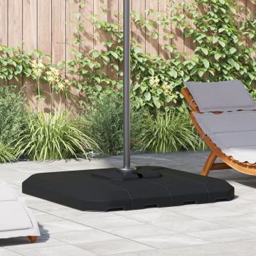 Set bază pentru parasol cantilever, 4 piese - , 130kg nisip sau 90kg apă