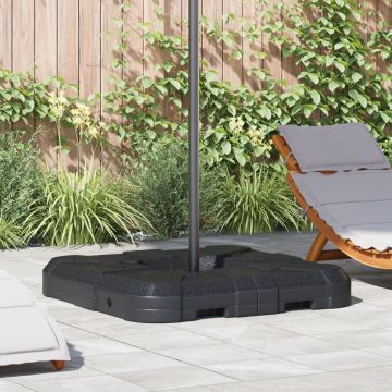 Set de bază pentru parasolar cantilever, 2 piese: 110kg nisip sau 70kg apă