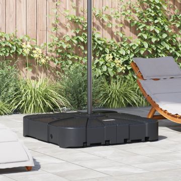 Set de bază pentru umbrelă cantilever 2 piese 150kg cu nisip sau 113kg cu apă