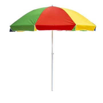 Umbrela Protectie Solara, Stalp 33 mm, Diametru 240 cm, Inaltime 220 cm, Multicolor