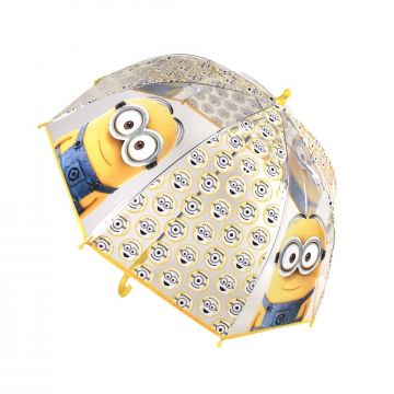 Umbrela transparenta Minions Emoticon